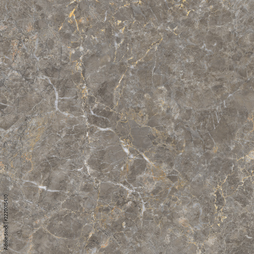 Fotografie Warm dark taupe marble texture with subtle pale veining and muted brown tones fo