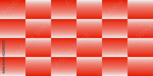 Red Gradient Checkerboard Pattern Seamless Abstract Background Texture for Design and Decoration