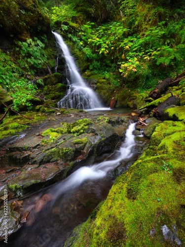 Lush waterfalls in central Washington.