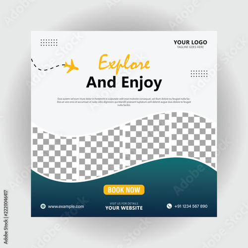 Modern Travel Poster Design Template