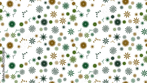 Scattered Starburst and Dot Pattern