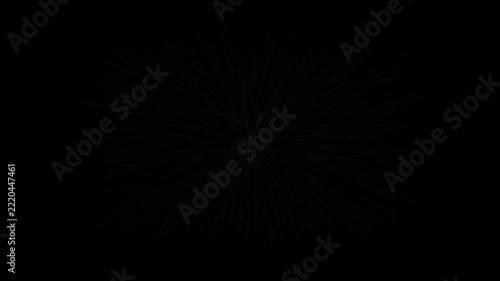 Abstract hyperspace warp speed effect, futuristic light streaks tunnel background