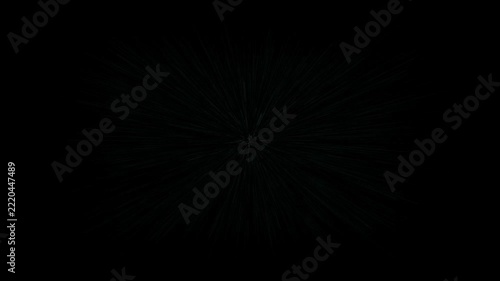 Hyperspace warp speed effect abstract background, fast light trails tunnel, sci-fi cosmic travel animation, motion blur digital journey