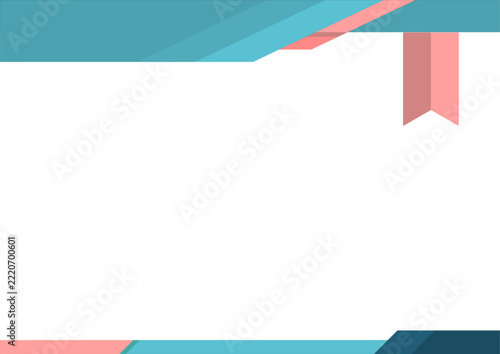 abstract background with blue ribbon