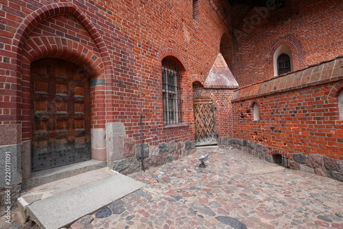 Malbork, Poland. A 14th-century Teutonic castle housing a museum of medieval artifacts, paintings, and amber collections.