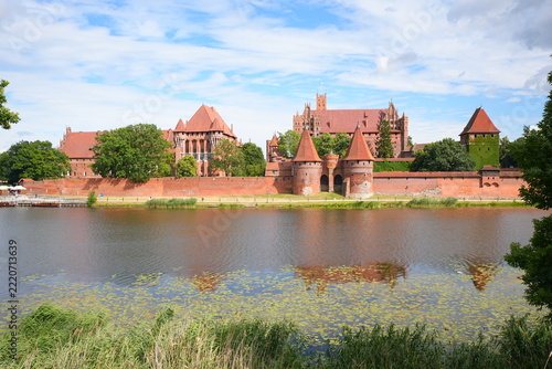 Malbork, Poland. A 14th-century Teutonic castle housing a museum of medieval artifacts, paintings, and amber collections.