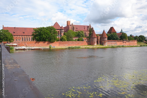 Malbork, Poland. A 14th-century Teutonic castle housing a museum of medieval artifacts, paintings, and amber collections.