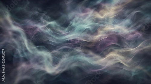 Abstract Swirling Nebula of Cosmic Gas and Light.