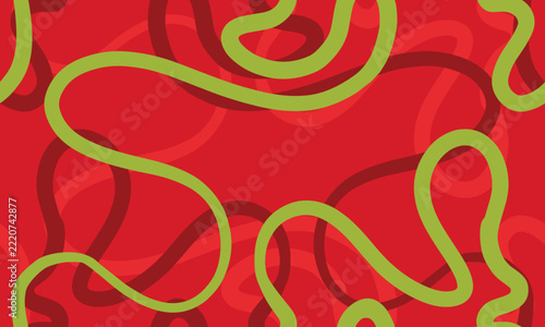Fun line seamless pattern. Creative minimalist art style with a grunge background for trendy designs with basic shapes. Vector illustration.