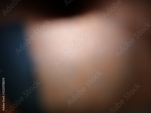 Una toma de cerca de un fondo abstracto de varios colores con un degradado ligero desenfocado