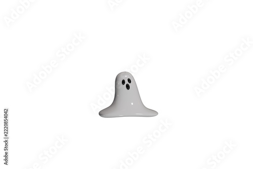 3d, gold, ghost, bells, toy, halloween, jingle, ribbon
