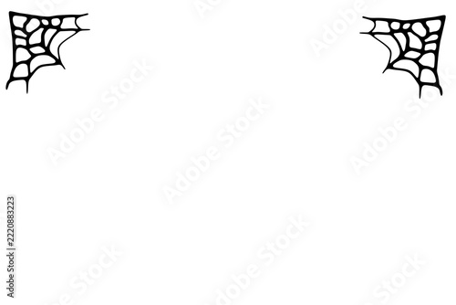 frame of stars, halloween, spider, spooky, icon, 3D, PNG