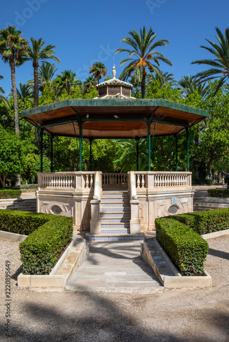 Bandstand in the Municipal Park in Elche, Spain