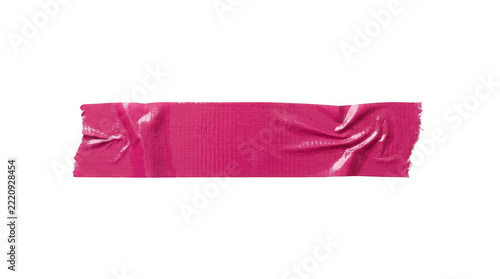 Pink duct tape isolated on transparent background