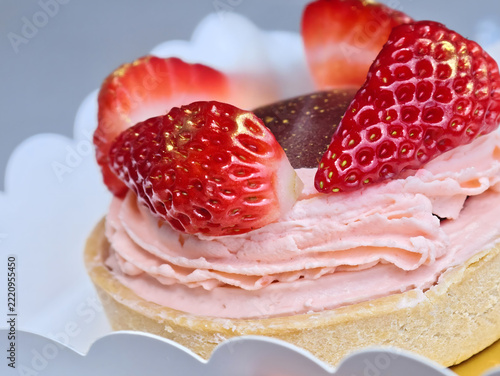 Business food, Sweet colors dessert product photograph for exam and advertise menu . healthy, close up, calorie, pink, menu, berries, frosting, strawberries tart, strawberries cake, tasty, yummy, art