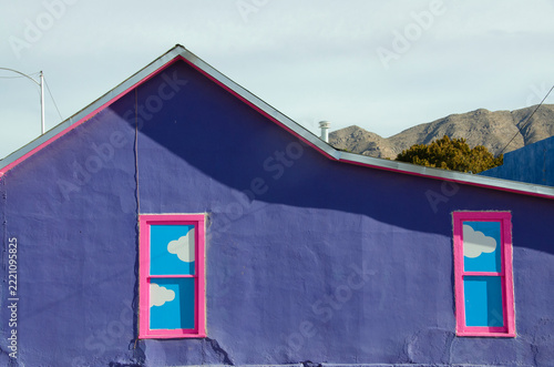 Roof and Windows with Clouds
