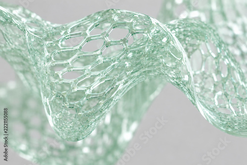 Abstract transparent mesh wave pattern modern design texture glass structure futuristic