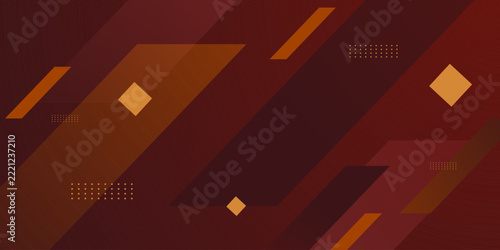 Abstract dark brown gradient background with overlap arrow shapes pattern element concept design. Simple and elegant banner style.