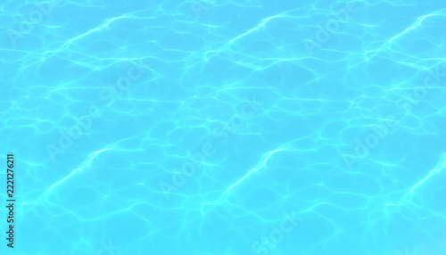 Blue Water Surface Texture Generative AI