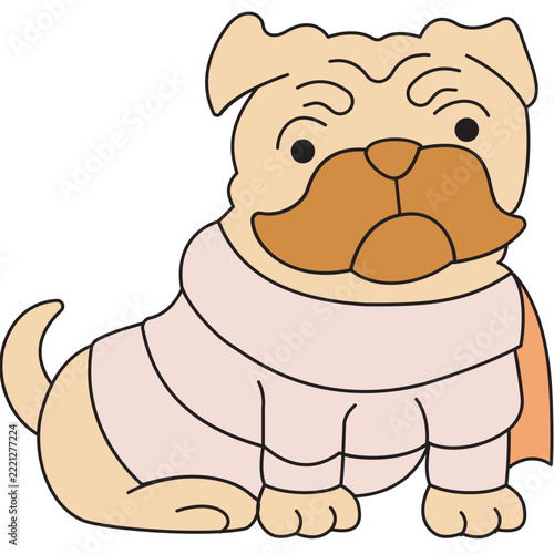 English bulldog zombie