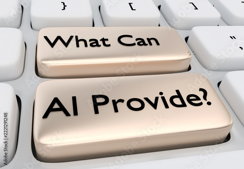 What Can AI Provide? concept