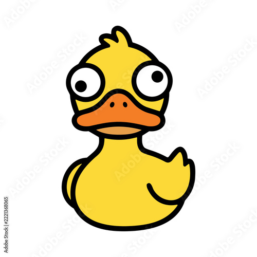 Cute Yellow Rubber Duck Floating in Water Evoking Nostalgia and Playful Childhood Memories