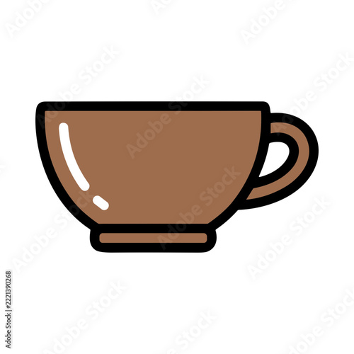 Elegant Ceramic Cup Filled with Warm Beverage on Rustic Table Evoking Comfort and Relaxation