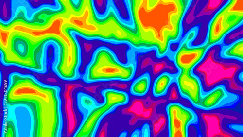 Abstract Multicolor Gradient Swirl Background 