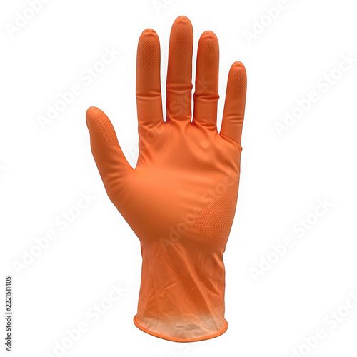 Isolated hand with five fingers raised