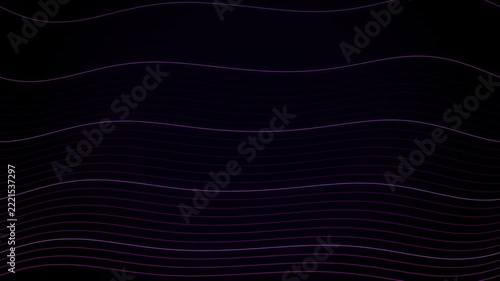 Abstract wave lines design with gradient purple and white tones
