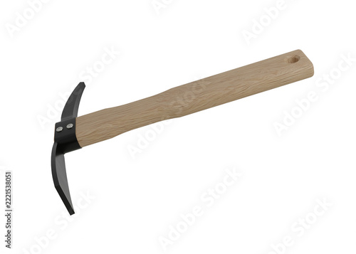 Heavy Duty Mattock Pickaxe Mockup for Product Branding