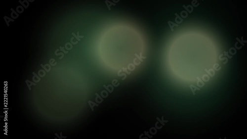 Mysterious Glowing Orb Lighting Dark Night Sky Scene