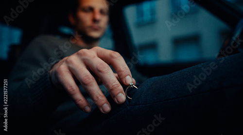 Engagement Ring Hidden in a Man’s Pocket