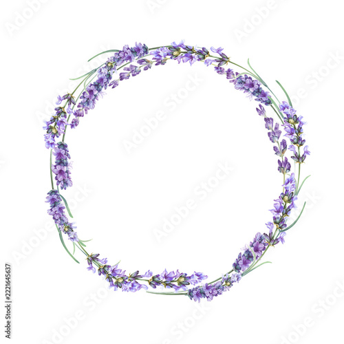 The lavender wreath.