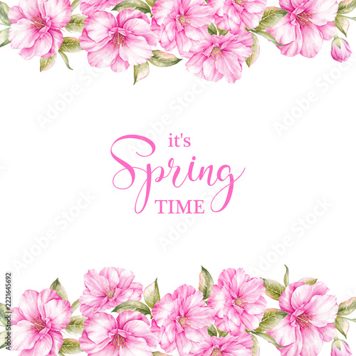 Spring time card.