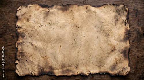Aged Brown Parchment Paper Background