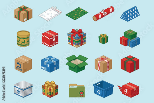 set of gift boxes