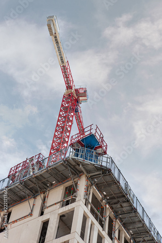 Industrial equipment and machinery on a construction site