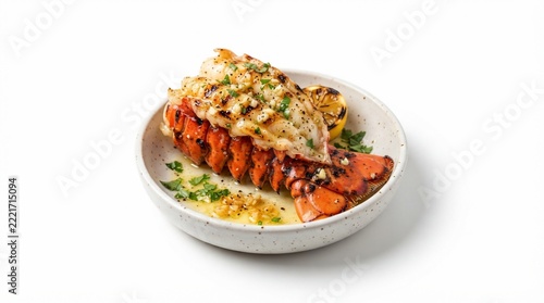 Grilled lobster tail