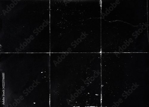 Folded Paper Texture with White Grid Lines Background                                                             