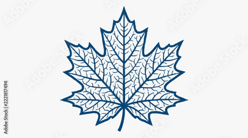 Maple Leaf Symbol Illustration