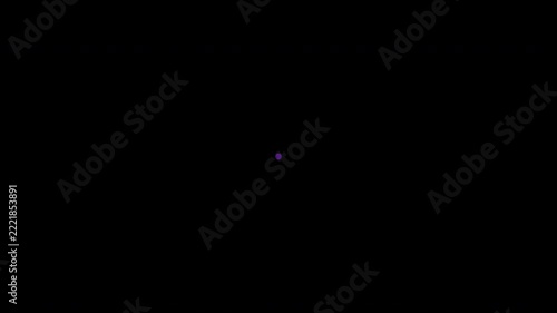 Circle Title Transition. A concentric circle with a copy area. Abstract color.