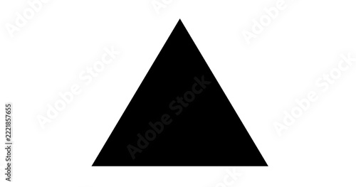 vector illustration of an abstract triangle png