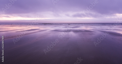 sunset on the beach