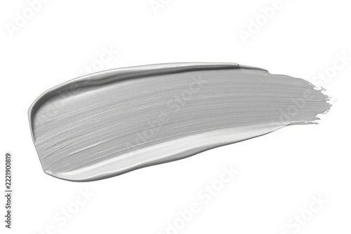 Elegant broad gray brush stroke studio object