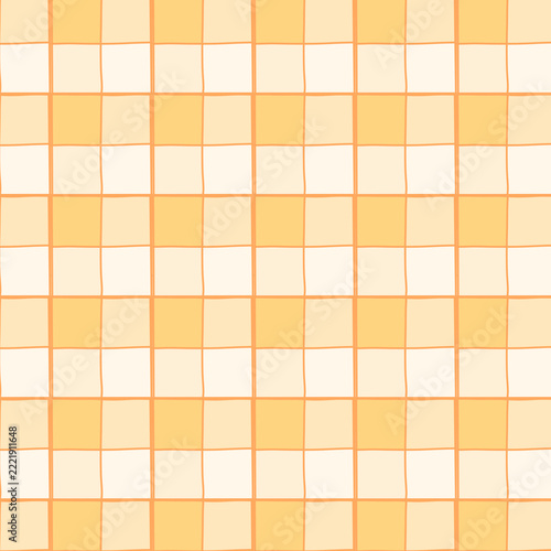 abstract yellow gingham pattern background