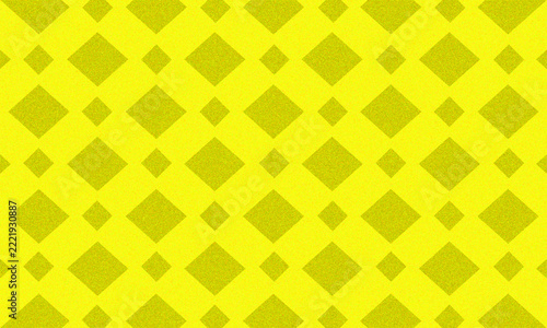 Yellow geometric seamless pattern background with rhombus diamond grid layout for gift wrapping paper, textile printing, backdrop, wallpaper, and web banner design