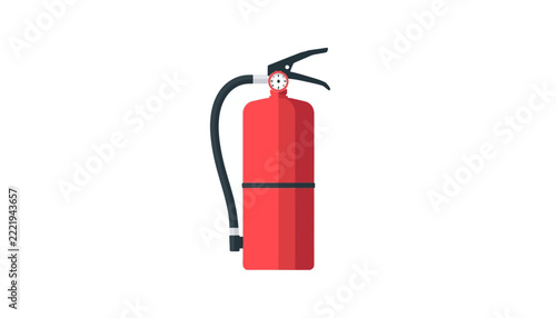 Industrial fire extinguisher icon rendered in a clean flat style against a plain white background.