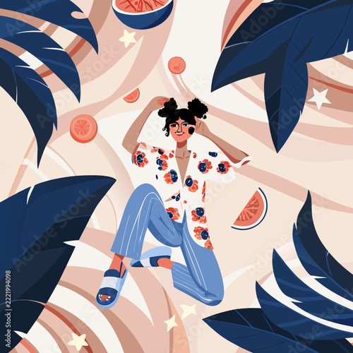 vector illustration of a couple