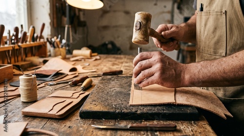Artisan shaping natural wood with traditional woodworking tools.

